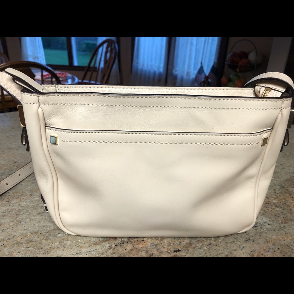 Cole Haan leather purse, ivory
